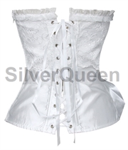 Råhvid corsage top